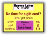 Stick On Labels