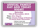 Slacks Creek Mosque Family Eat and Feed 7 NOVEMBER