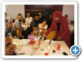 Ms Nazima Hansa presents Haniyah with a gift