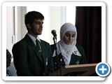 College Captains, Ali Mokrani and Nisah Mehwish
