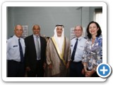 Jim Bellos, Ikebal Patel, His Excellency Ali Nasser Al Nuaimi, Paul Stewart and Annastacia Palaszchuk