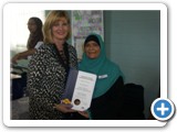 Pam Parker and Fatima Abdelkarim