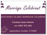 Imam Akram celebrant services