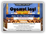 Qyamul Layl 1 APRIL