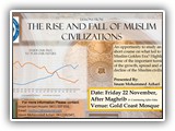 Rise and fall of Muslim Civilizations 22 November