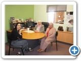 Rita Prasad (QTCMH  Manager), Galila Abdelsalam (IWAQ Director), Zahra Abou Koura (IWAQ Secretary)
